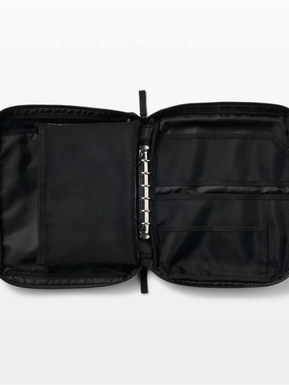 MUJI Collection Case A5 Wide Pocket-selectable Black 28x22x3.5cm 6hole ring type - Picture 5 of 6